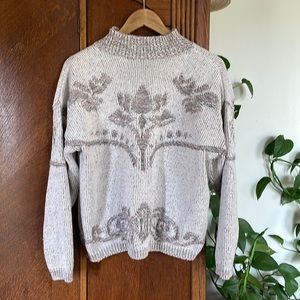 Vintage Mockneck Pullover Sweater
